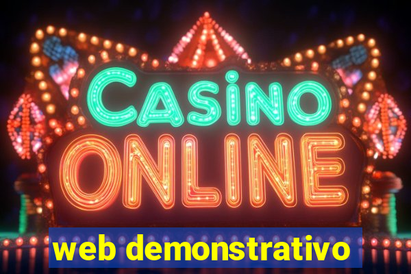 web demonstrativo